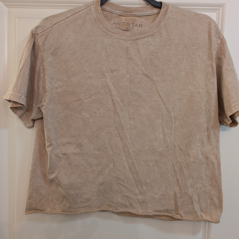 Tan Crop Top